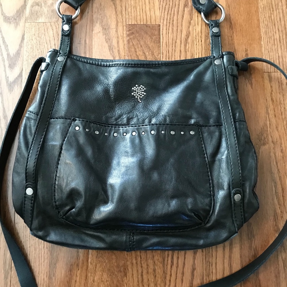 Lucky Brand Cross Body (black leather)